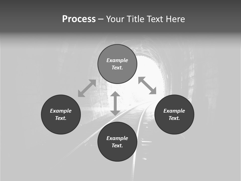 Life Death Train PowerPoint Template