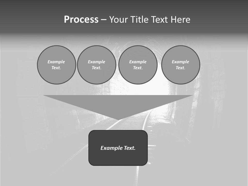 Life Death Train PowerPoint Template