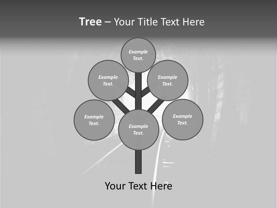 Life Death Train PowerPoint Template