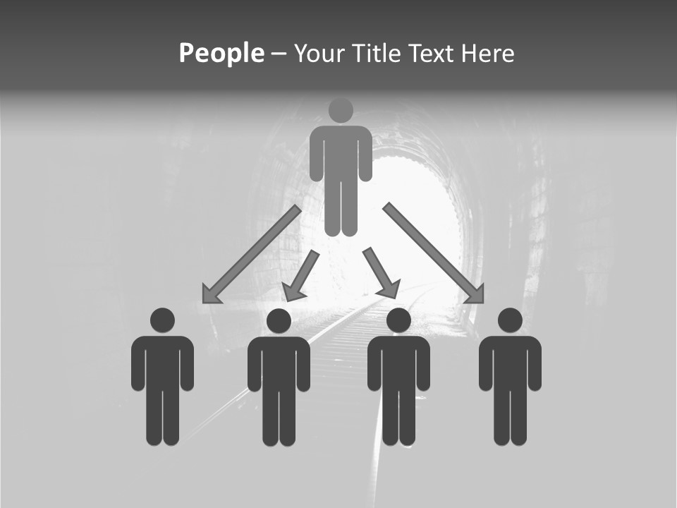 Life Death Train PowerPoint Template