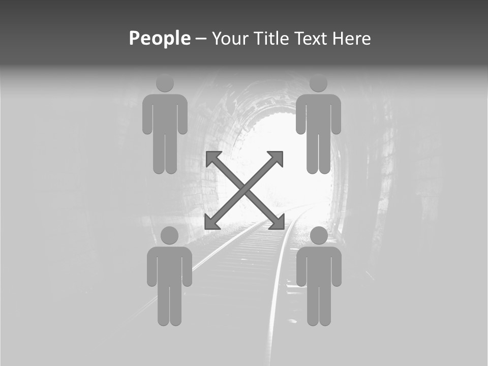 Life Death Train PowerPoint Template