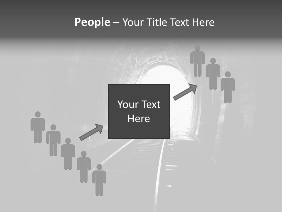 Life Death Train PowerPoint Template