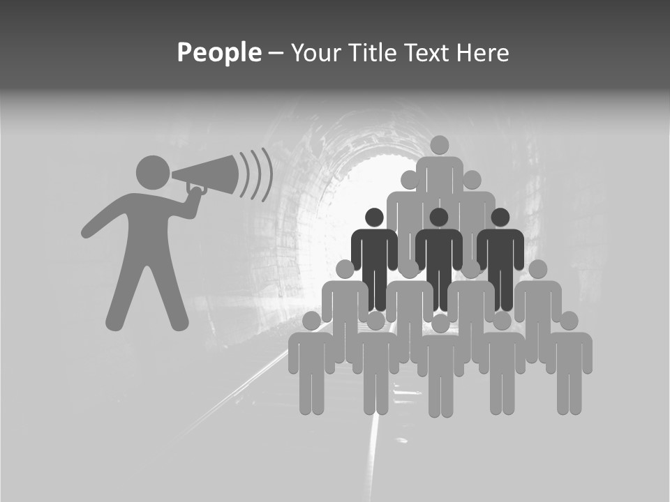 Life Death Train PowerPoint Template