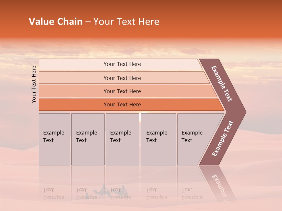 People Desert Sahara PowerPoint Template