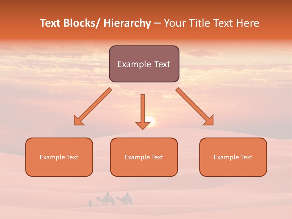 People Desert Sahara PowerPoint Template