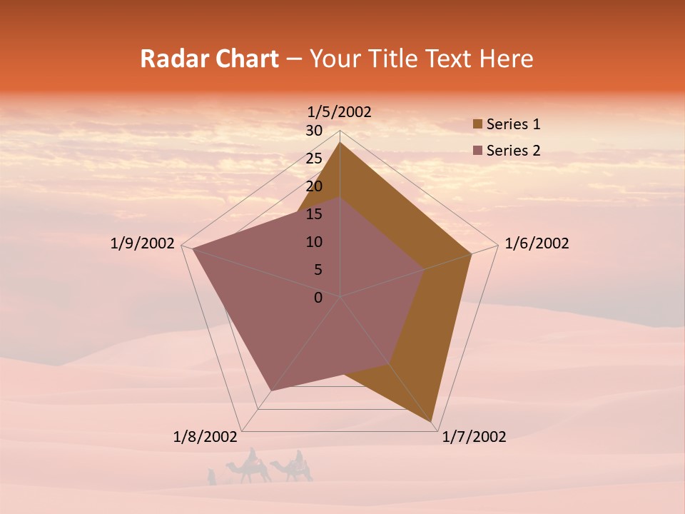 People Desert Sahara PowerPoint Template