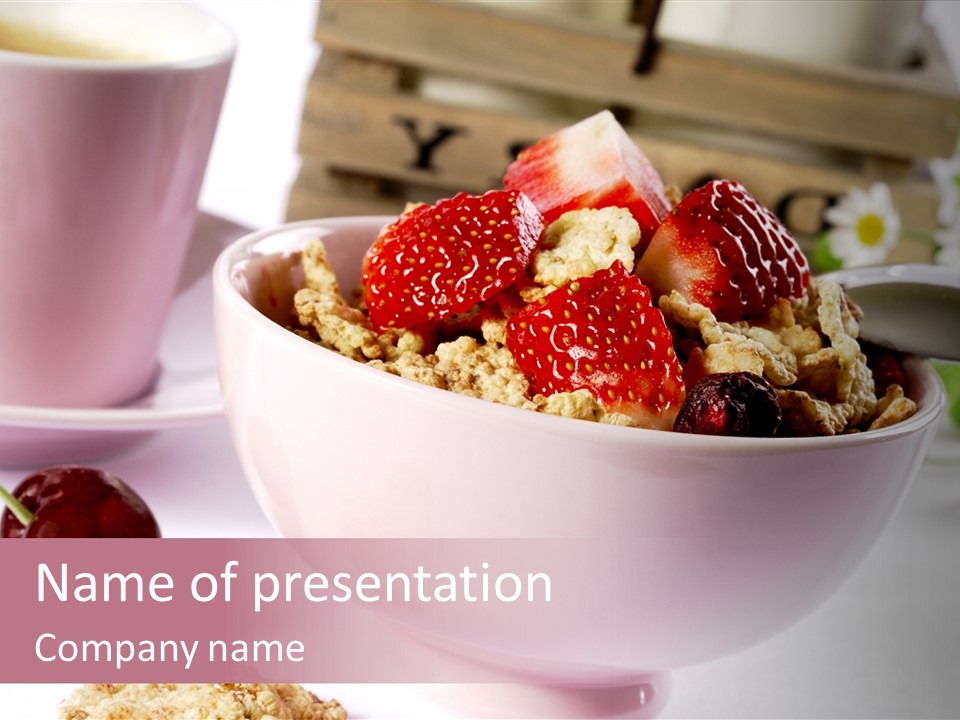 Morning Tasty Fresh PowerPoint Template