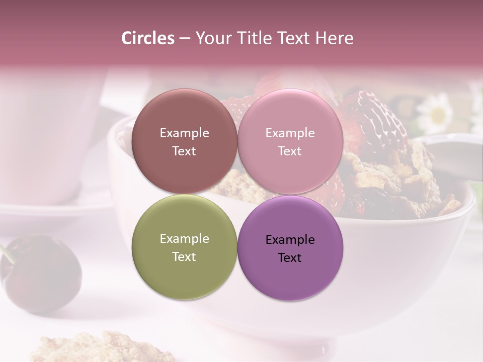 Morning Tasty Fresh PowerPoint Template