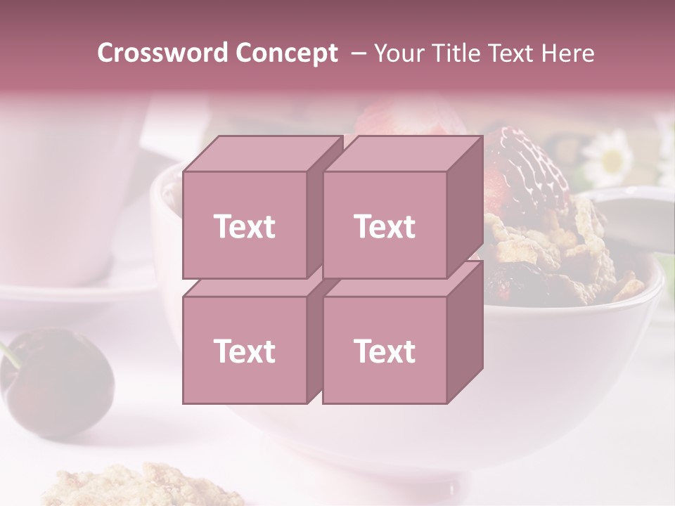Morning Tasty Fresh PowerPoint Template