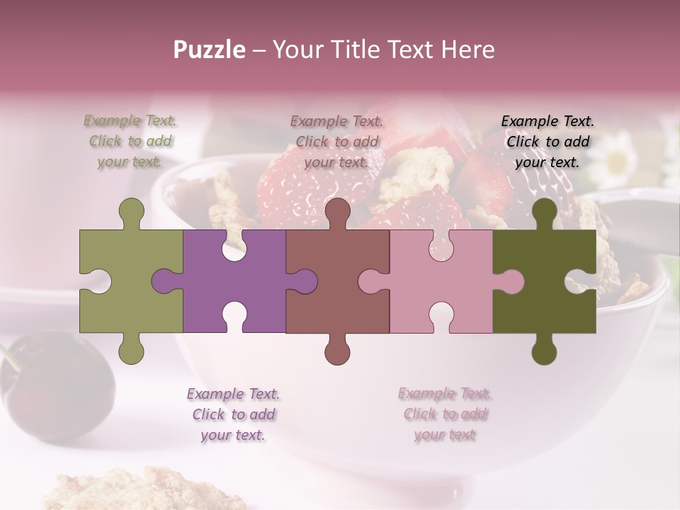 Morning Tasty Fresh PowerPoint Template