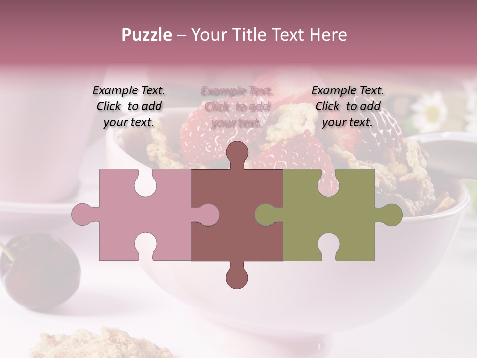 Morning Tasty Fresh PowerPoint Template