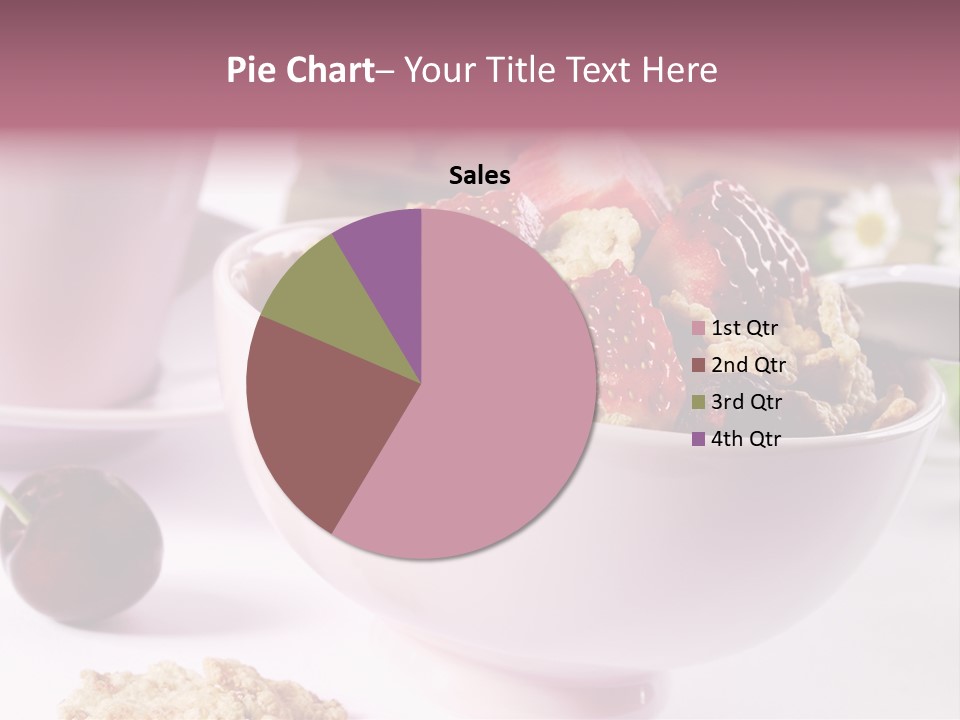 Morning Tasty Fresh PowerPoint Template