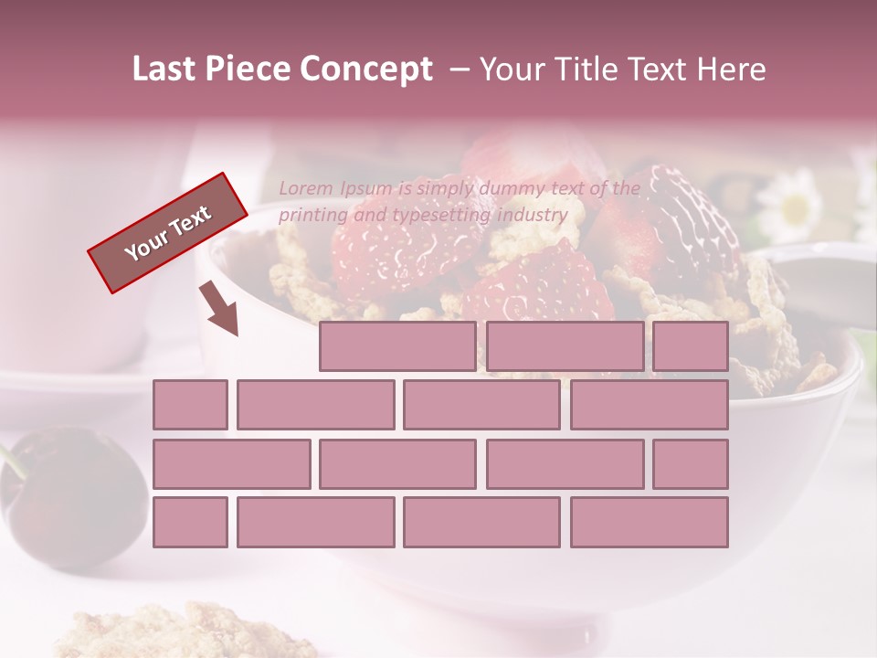 Morning Tasty Fresh PowerPoint Template