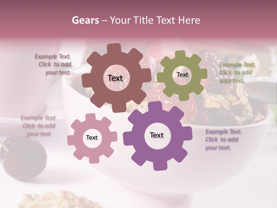 Morning Tasty Fresh PowerPoint Template