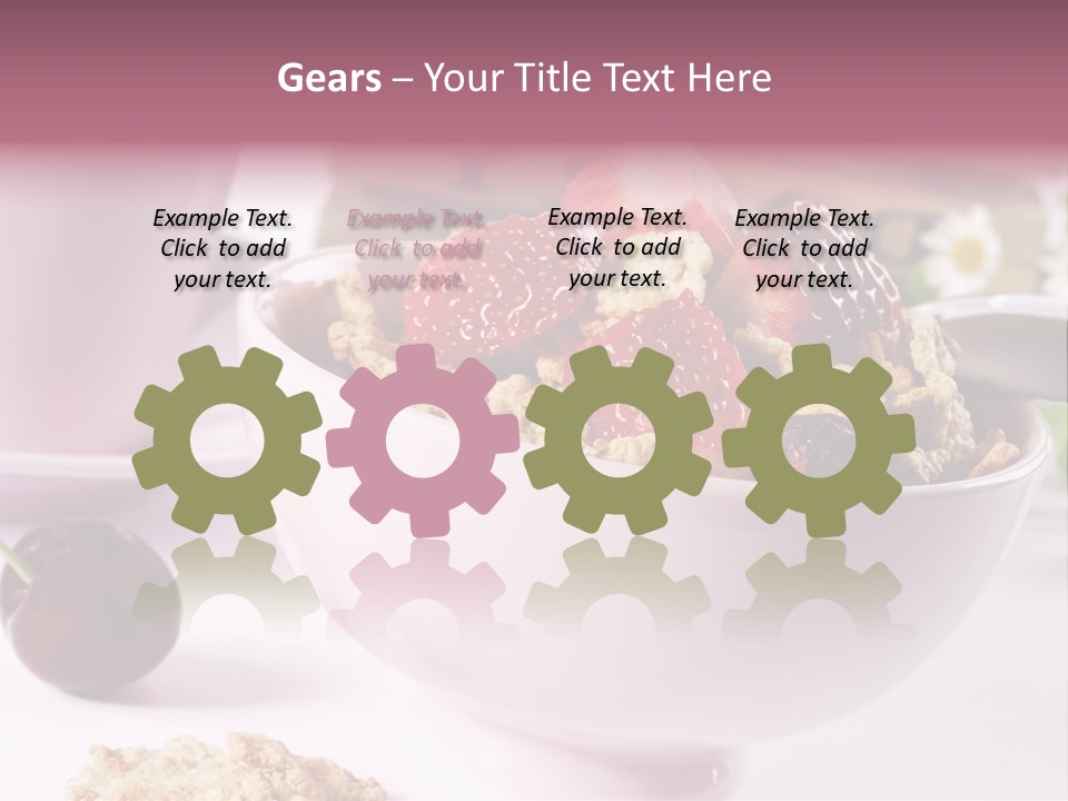 Morning Tasty Fresh PowerPoint Template