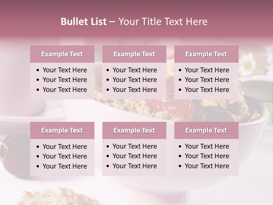 Morning Tasty Fresh PowerPoint Template