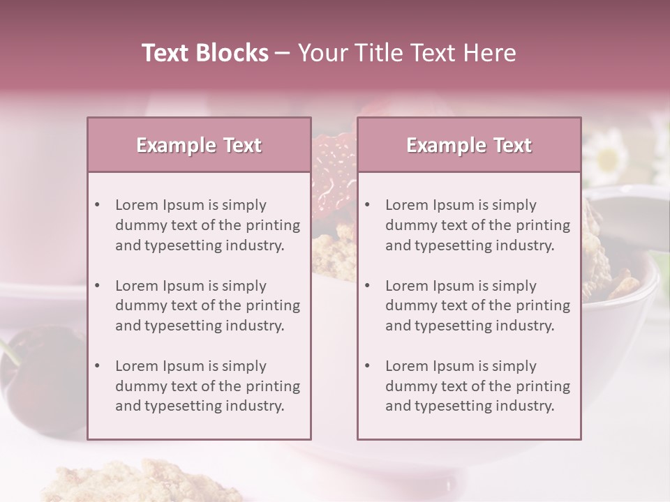 Morning Tasty Fresh PowerPoint Template