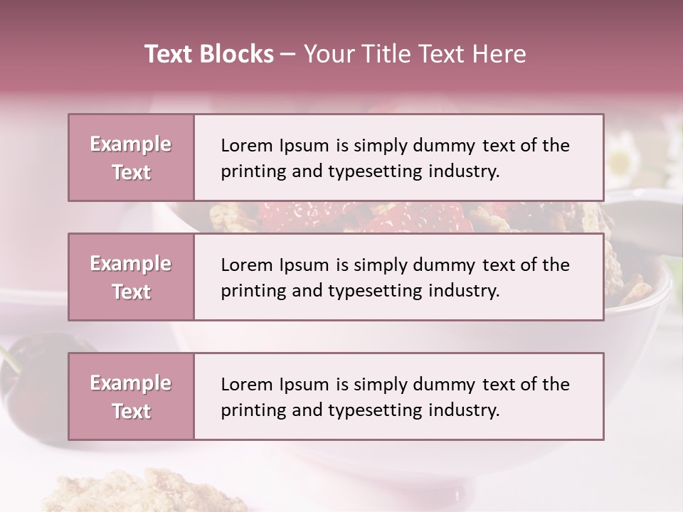 Morning Tasty Fresh PowerPoint Template