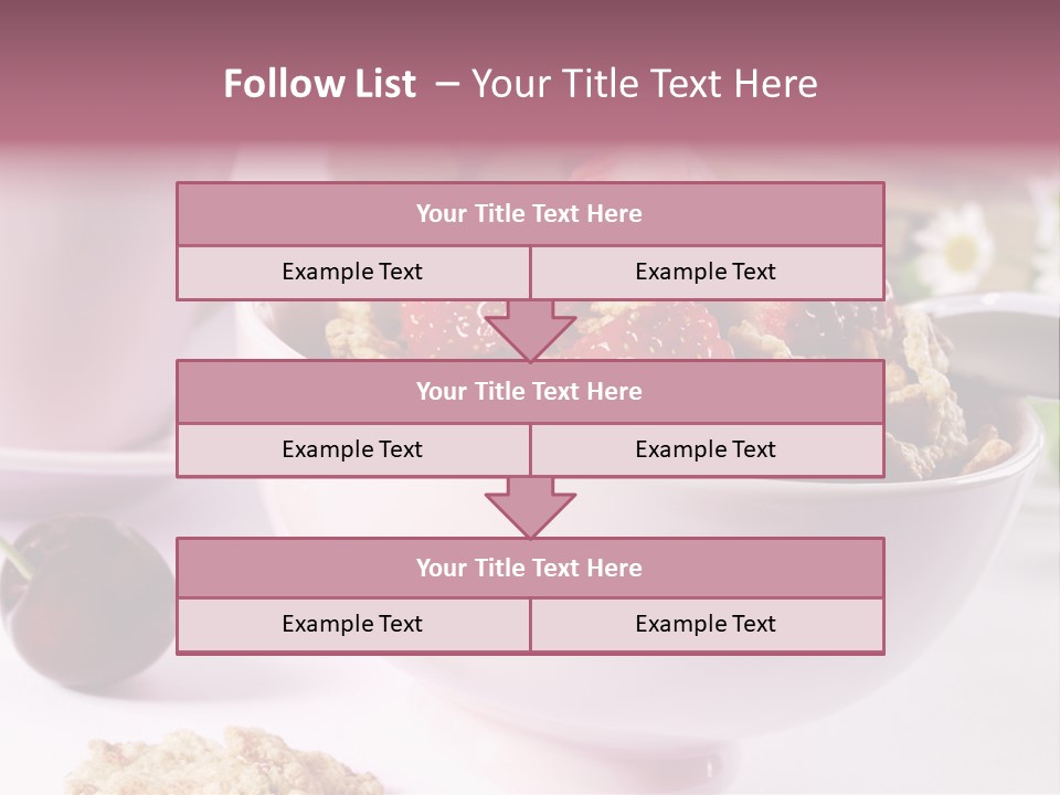 Morning Tasty Fresh PowerPoint Template