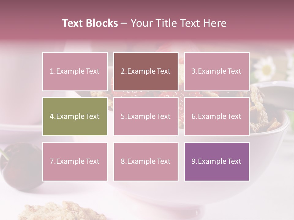 Morning Tasty Fresh PowerPoint Template