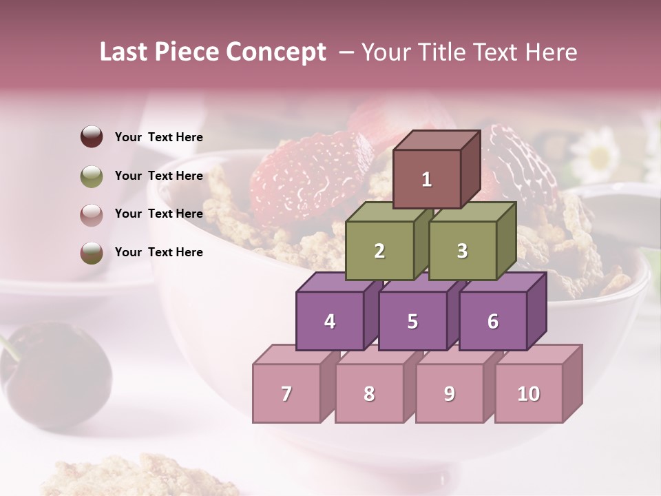 Morning Tasty Fresh PowerPoint Template