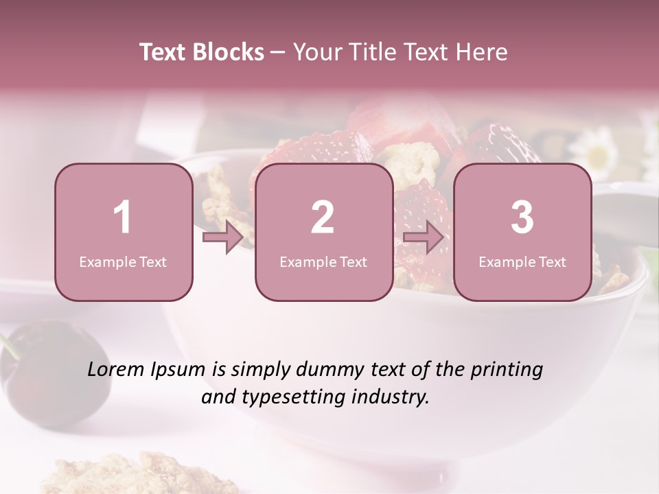 Morning Tasty Fresh PowerPoint Template