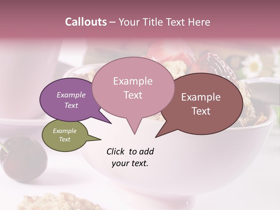 Morning Tasty Fresh PowerPoint Template