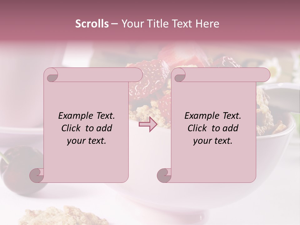 Morning Tasty Fresh PowerPoint Template