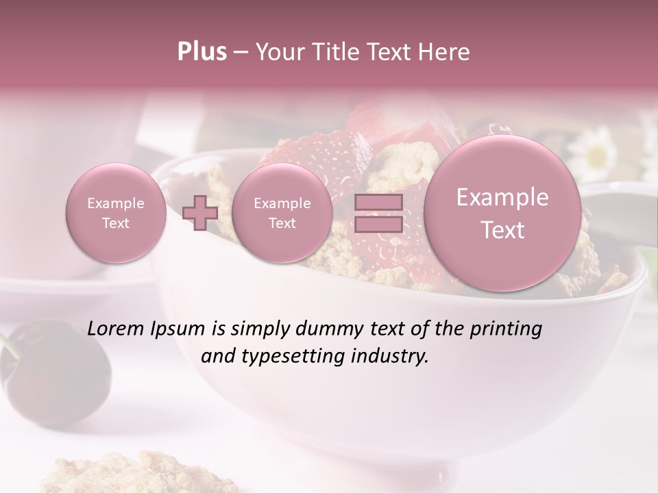 Morning Tasty Fresh PowerPoint Template