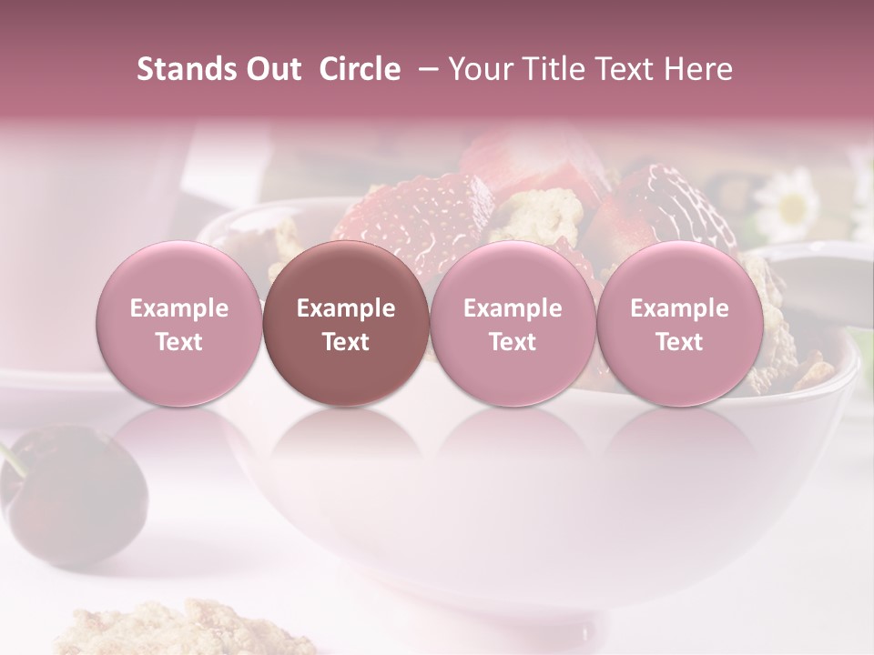 Morning Tasty Fresh PowerPoint Template