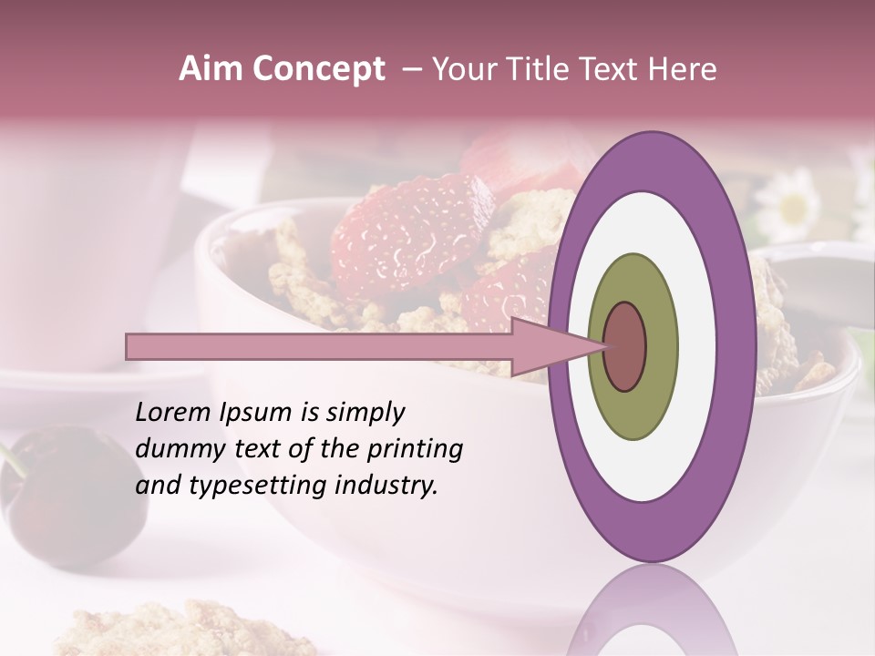 Morning Tasty Fresh PowerPoint Template