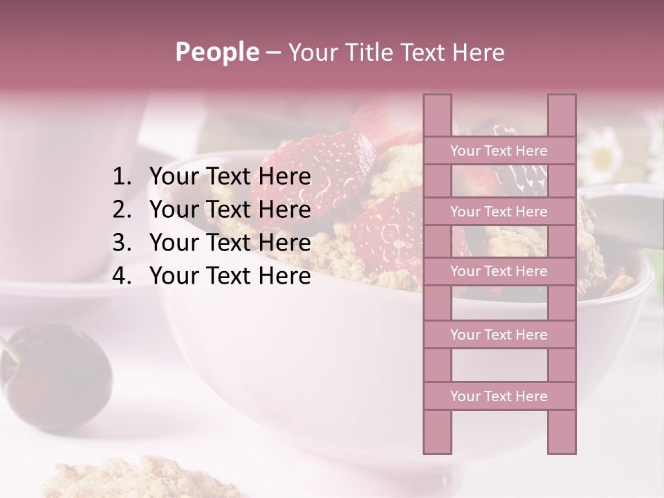 Morning Tasty Fresh PowerPoint Template