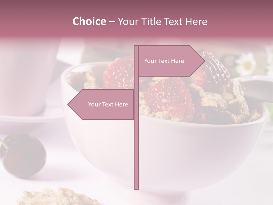 Morning Tasty Fresh PowerPoint Template