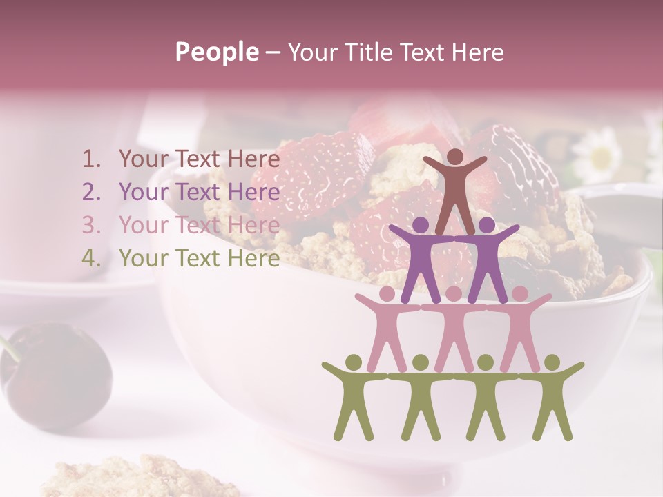 Morning Tasty Fresh PowerPoint Template