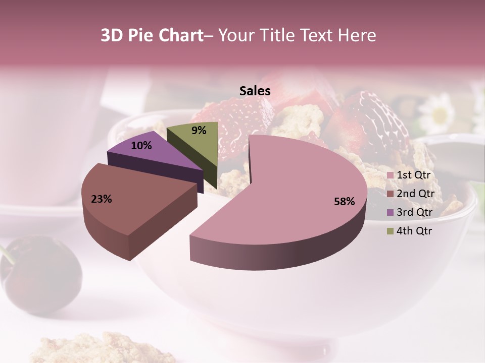 Morning Tasty Fresh PowerPoint Template