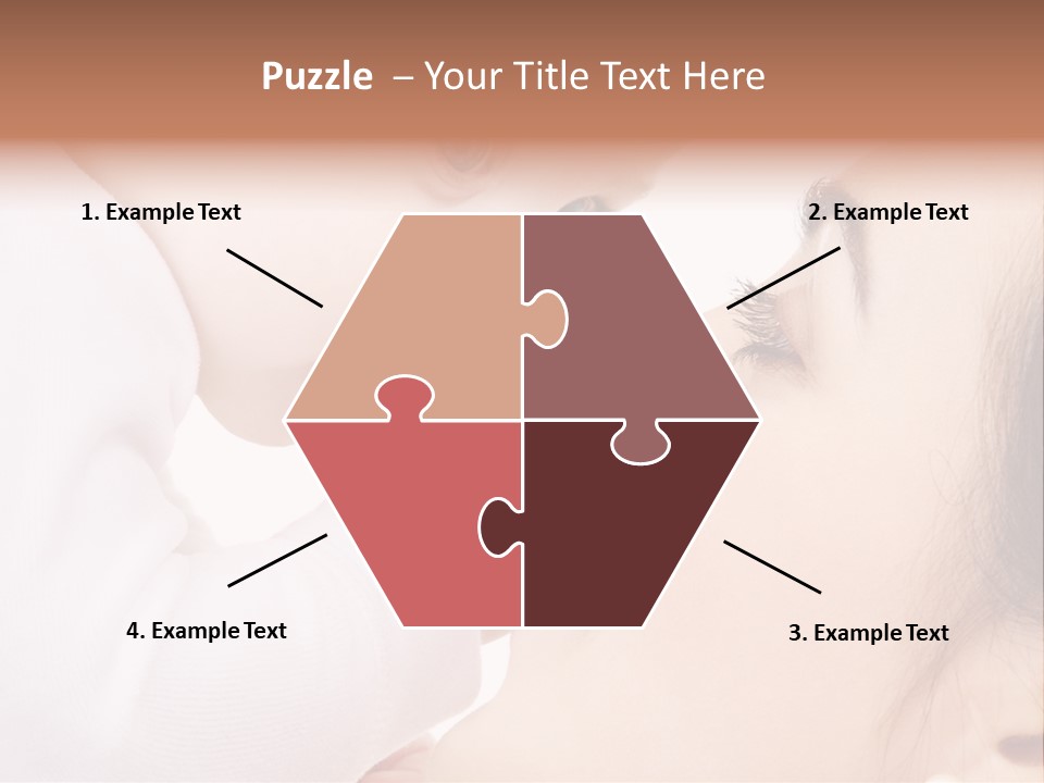 Son White Embrace PowerPoint Template