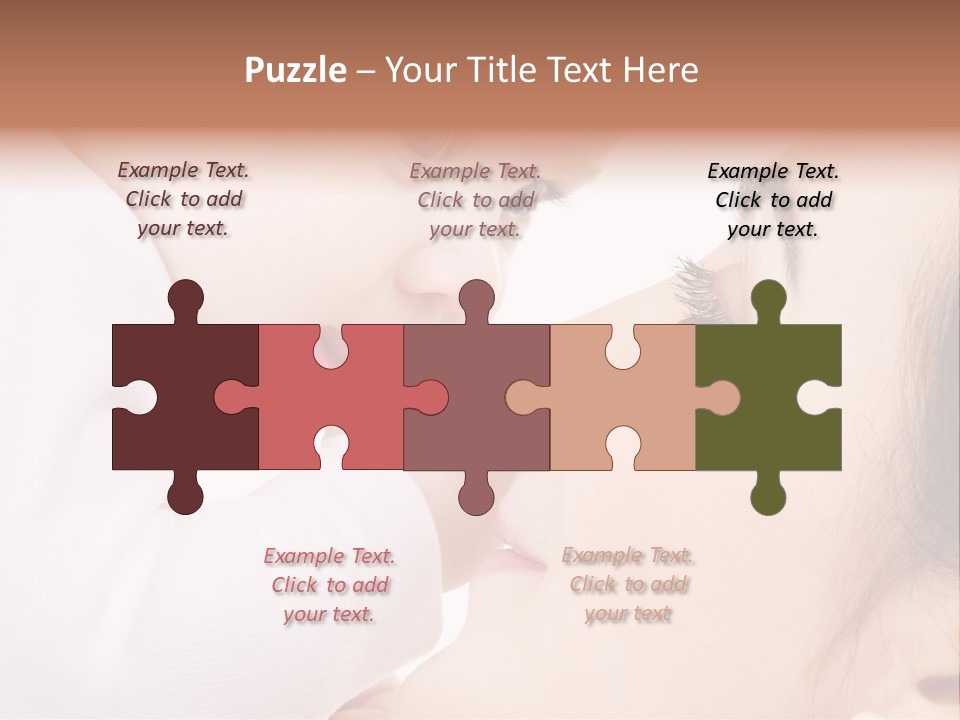 Son White Embrace PowerPoint Template