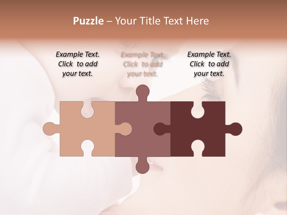 Son White Embrace PowerPoint Template