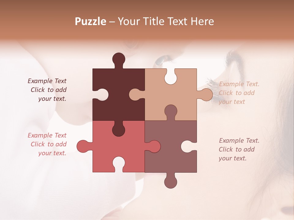 Son White Embrace PowerPoint Template