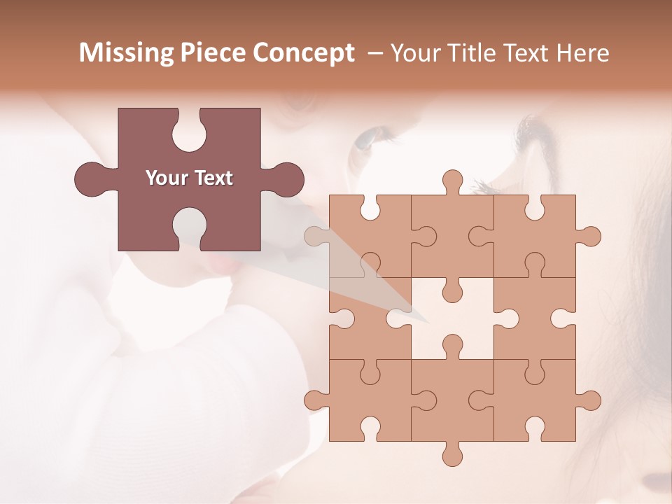 Son White Embrace PowerPoint Template