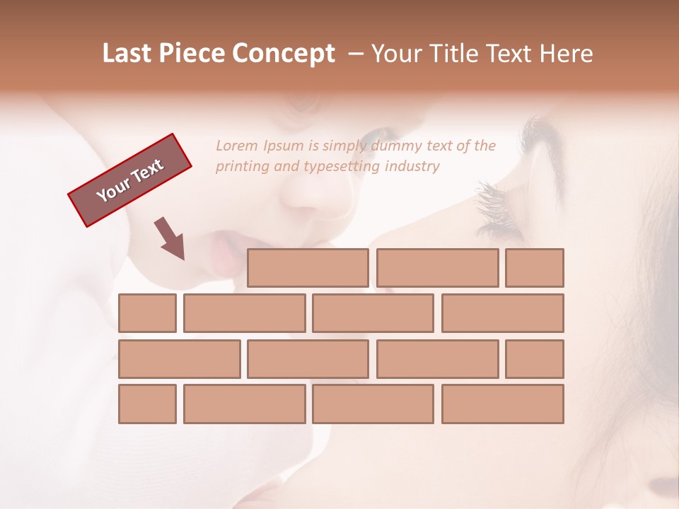 Son White Embrace PowerPoint Template