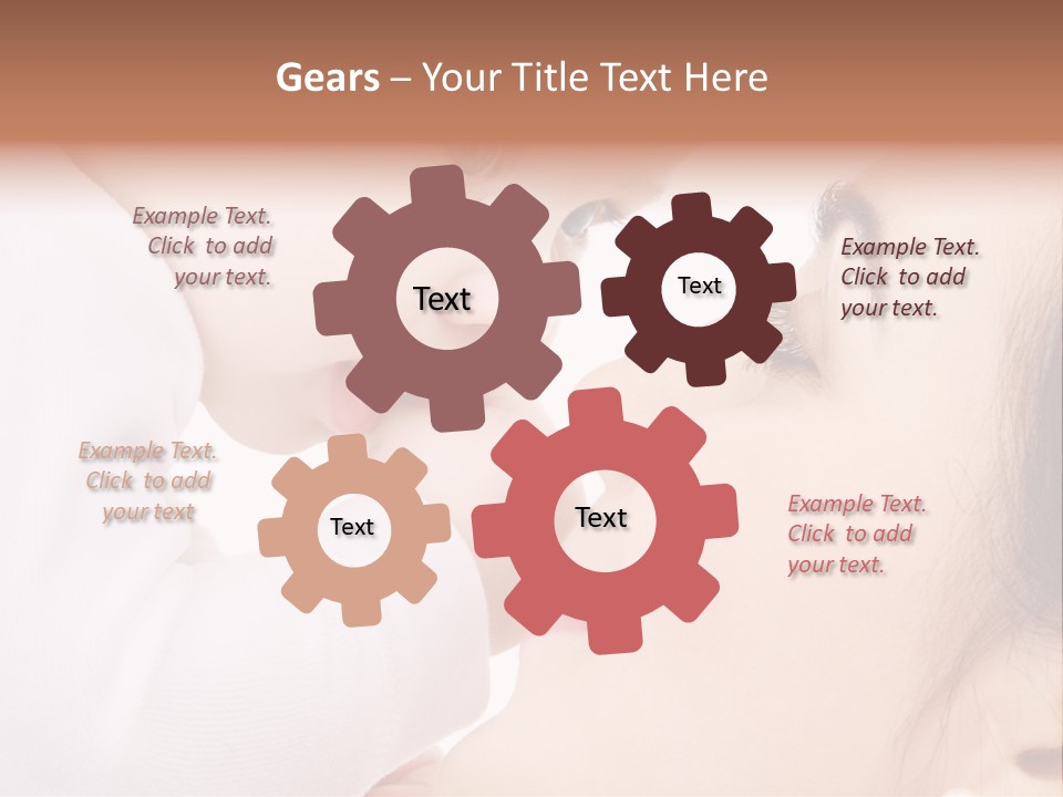 Son White Embrace PowerPoint Template