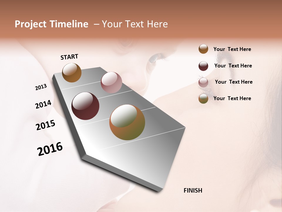 Son White Embrace PowerPoint Template