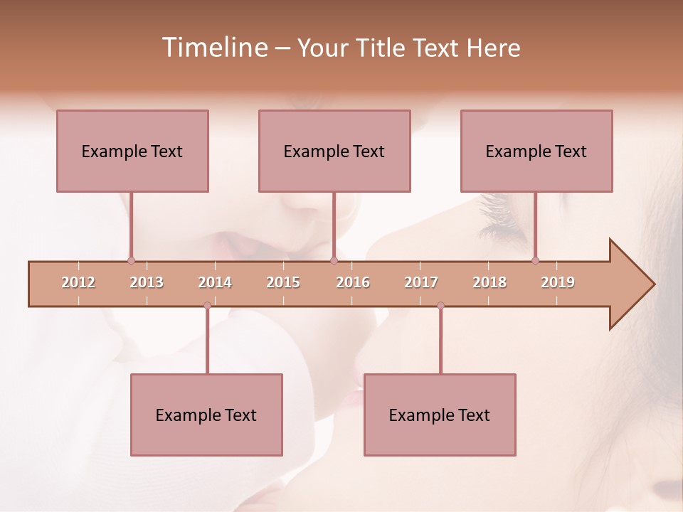 Son White Embrace PowerPoint Template