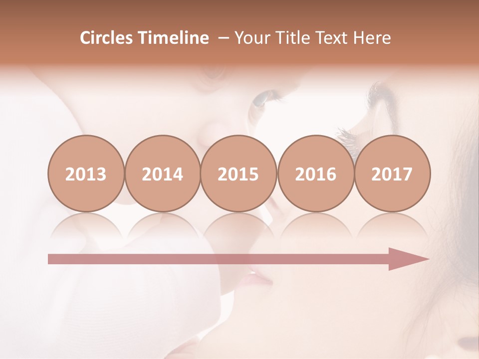 Son White Embrace PowerPoint Template