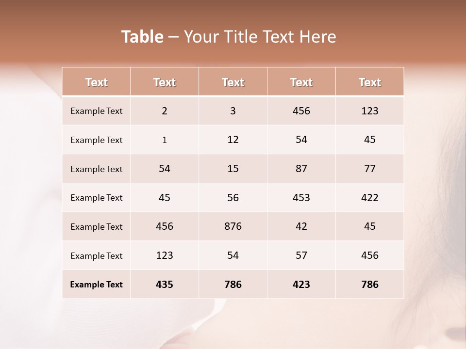 Son White Embrace PowerPoint Template