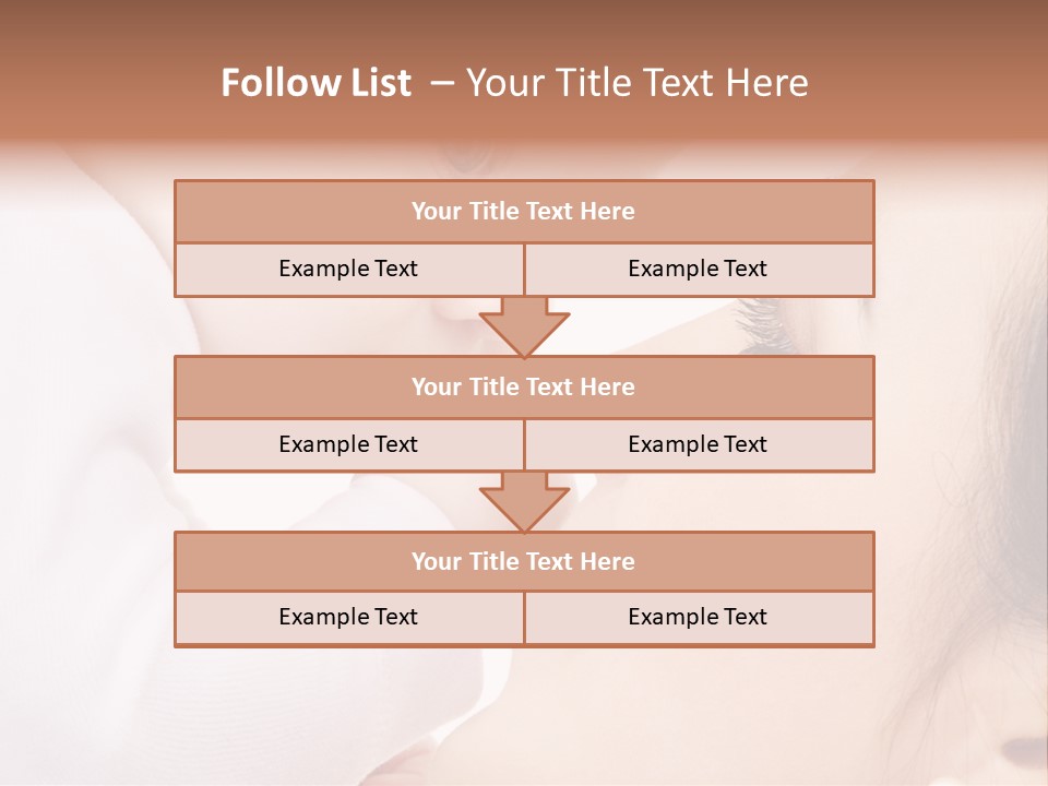 Son White Embrace PowerPoint Template