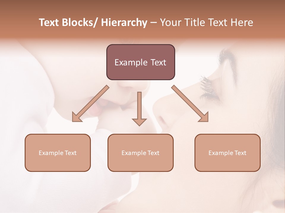 Son White Embrace PowerPoint Template