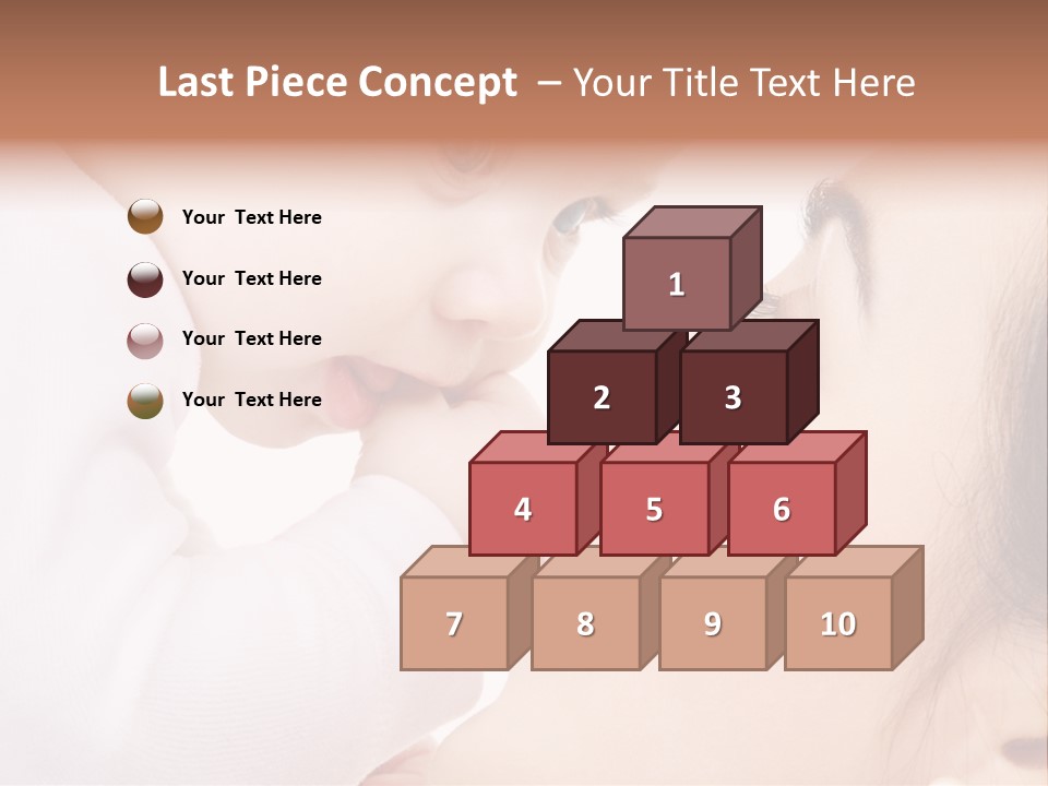 Son White Embrace PowerPoint Template