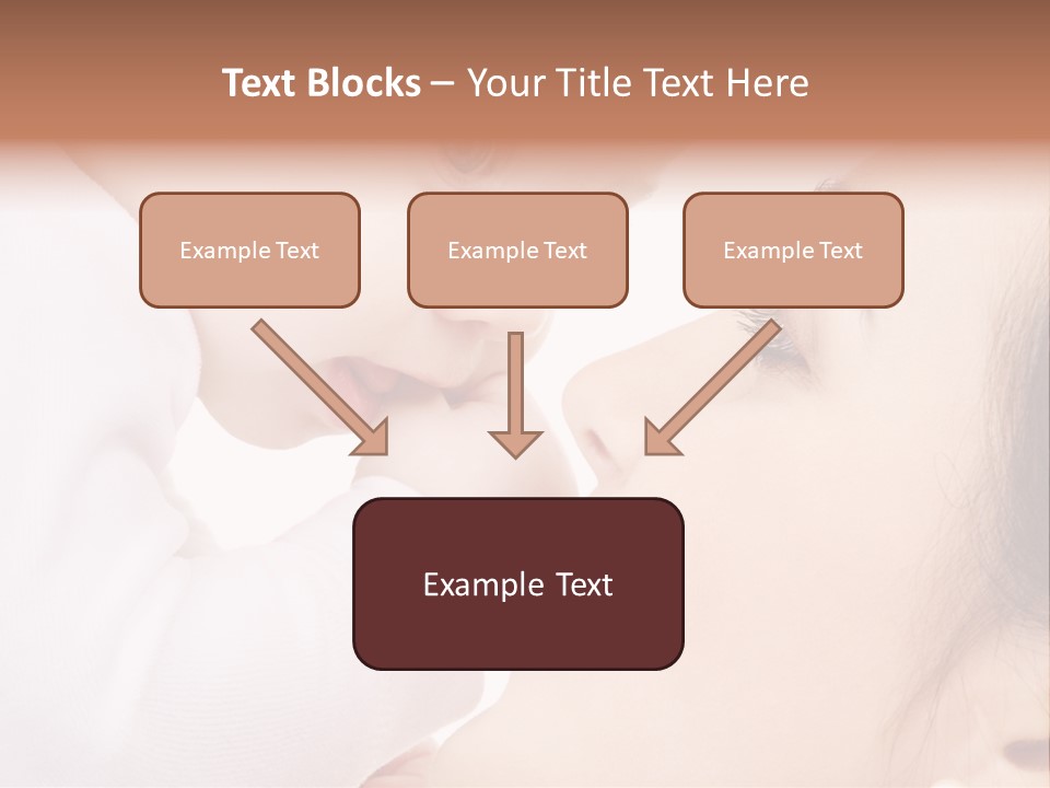 Son White Embrace PowerPoint Template